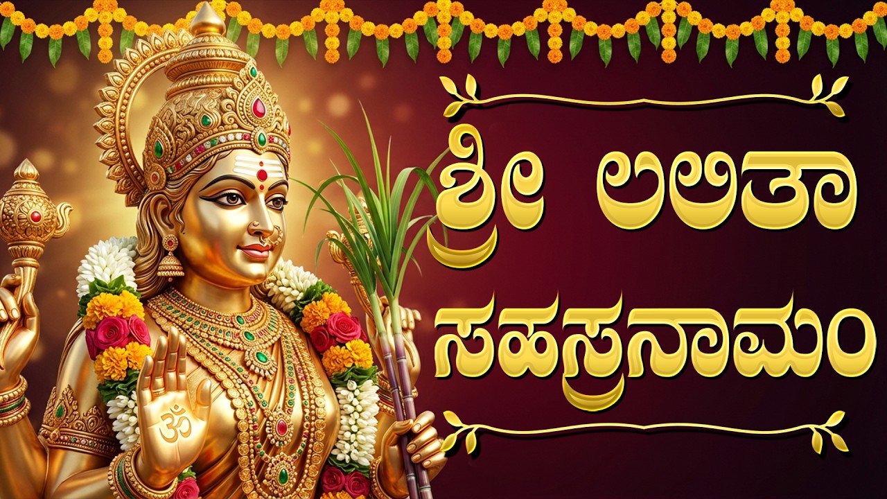 ಲಲಿತಾ ಸಹಸ್ರನಾಮ ಪಠಣವು ನಿಮ್ಮ ಮನೆಗೆ ಸಂಪತ್ತು ಮತ್ತು ಸಮೃದ್ಧಿಯನ್ನು ತರುತ್ತದೆ! | Lalitha Sahasranamam Kannada