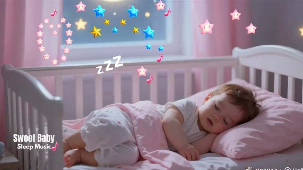 Baby Sleep Instantly 💖 Mozart & Brahms Lullaby 🌙 Deep Sleep in 3 Minutes