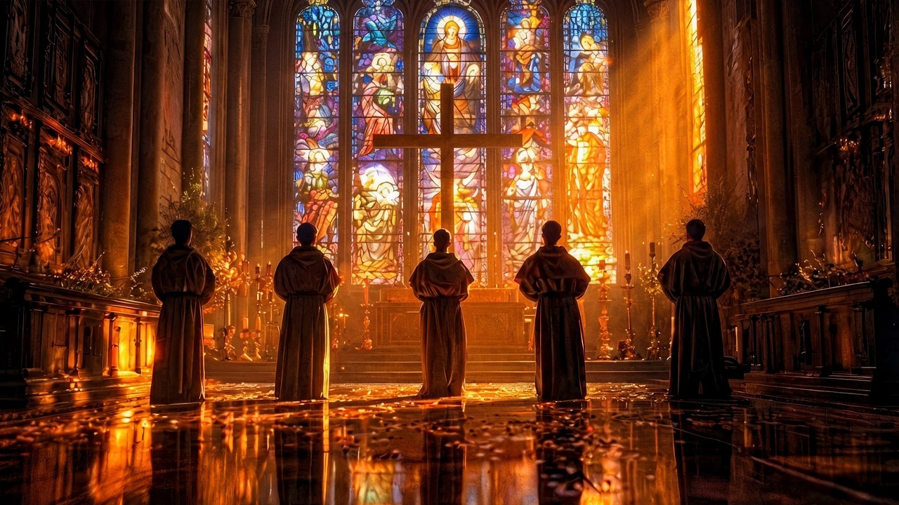 Canto coral de los monjes benedictinos de fuerza increíble 🙏 El corazón se abre a Dios…