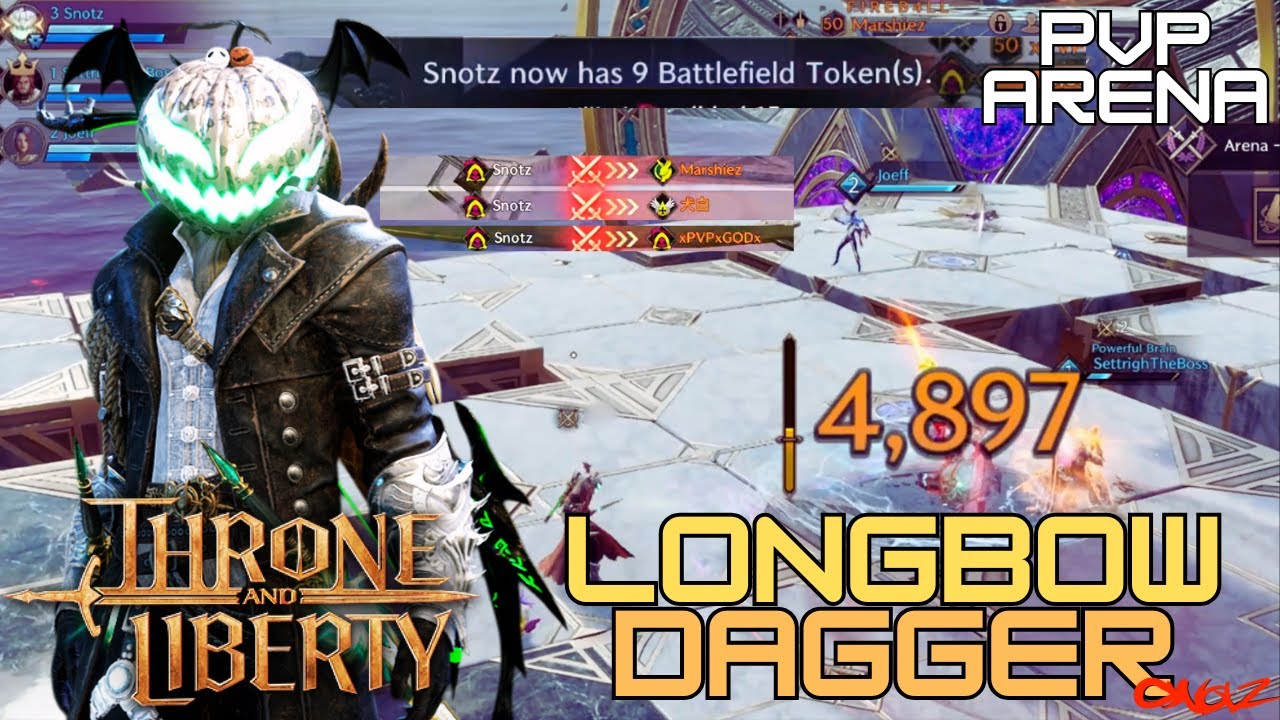 FIRST TIME ARENA LONGBOW DAGGER - THRONE AND LIBERTY