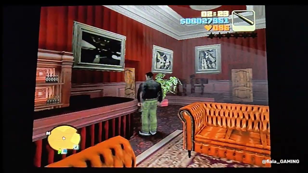 Grand Theft Auto III: Salvatore's mansion. [PlayStation 2/PS2] 🎮🕹️📺