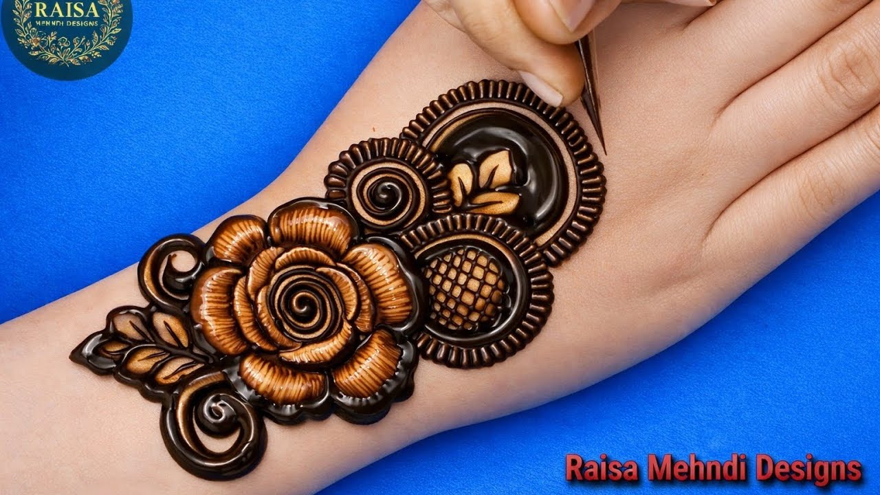 Very beautiful🌸stylish back hand mehndi design | Gulab 🥀 wali mehandi | Arabic mehndi | Eid🌙mehndi 