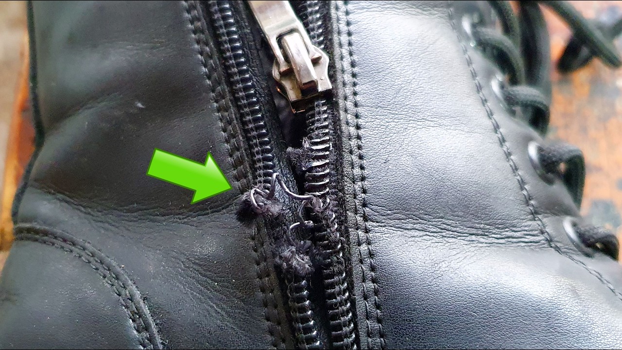 ⚡️😊Repair of a broken shoe zipper: 🥰Easy DIY Steps to Restore Your Shoes