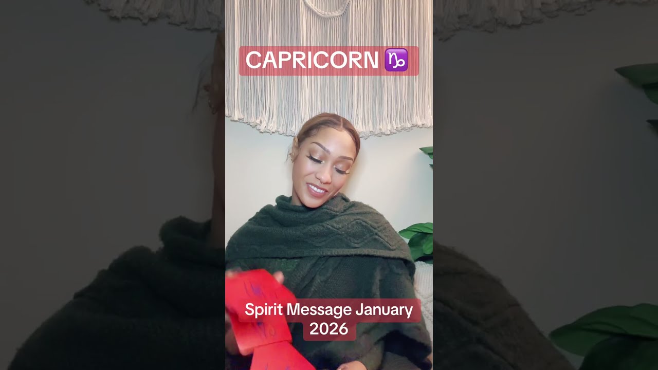 CAPRICORN TAROT READING | Spirit Message January 2026 | #tarot #tarotreading #capricorn  