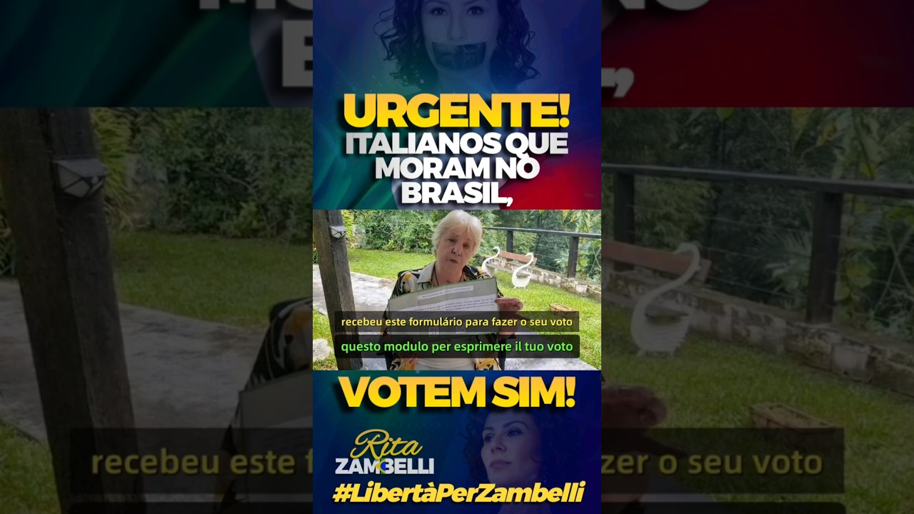 URGENTE! Compartilhem🇮🇹