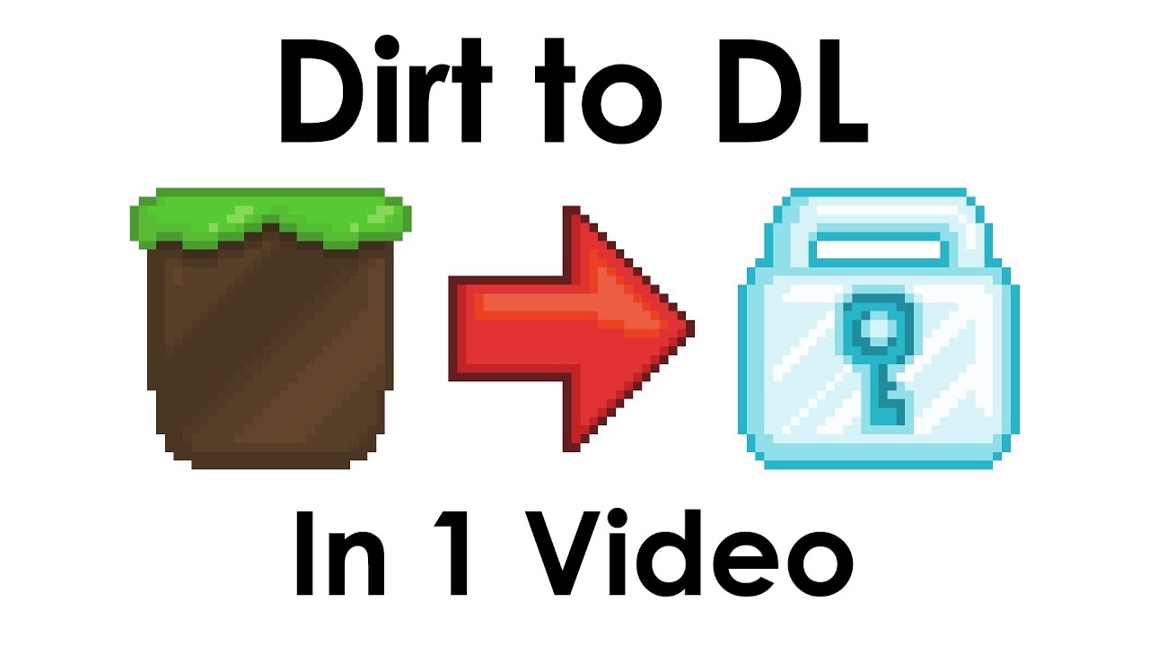 Dirt to DL in 1 Video | Growtopia