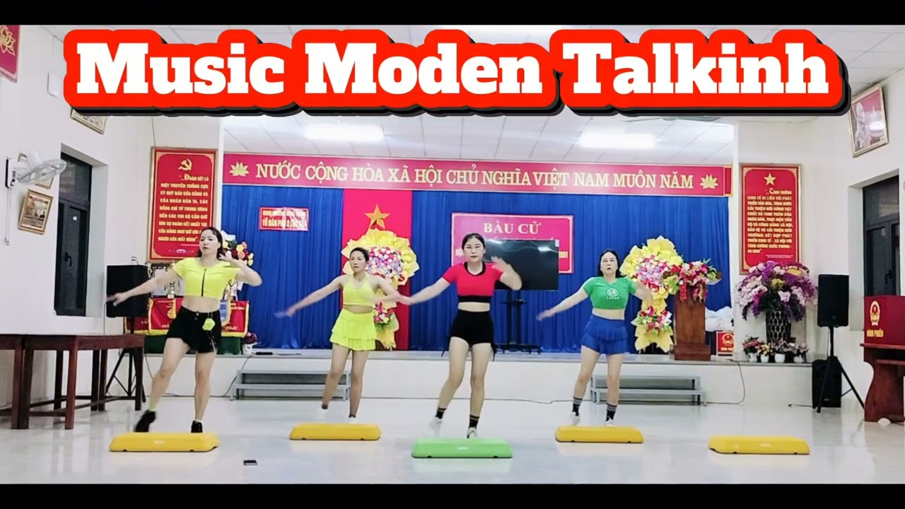 36P Bài Aerobic Tổng hợp // Music Moden TalKinh cực phê // Hà Nguyễn Aerobic Lộc Ninh