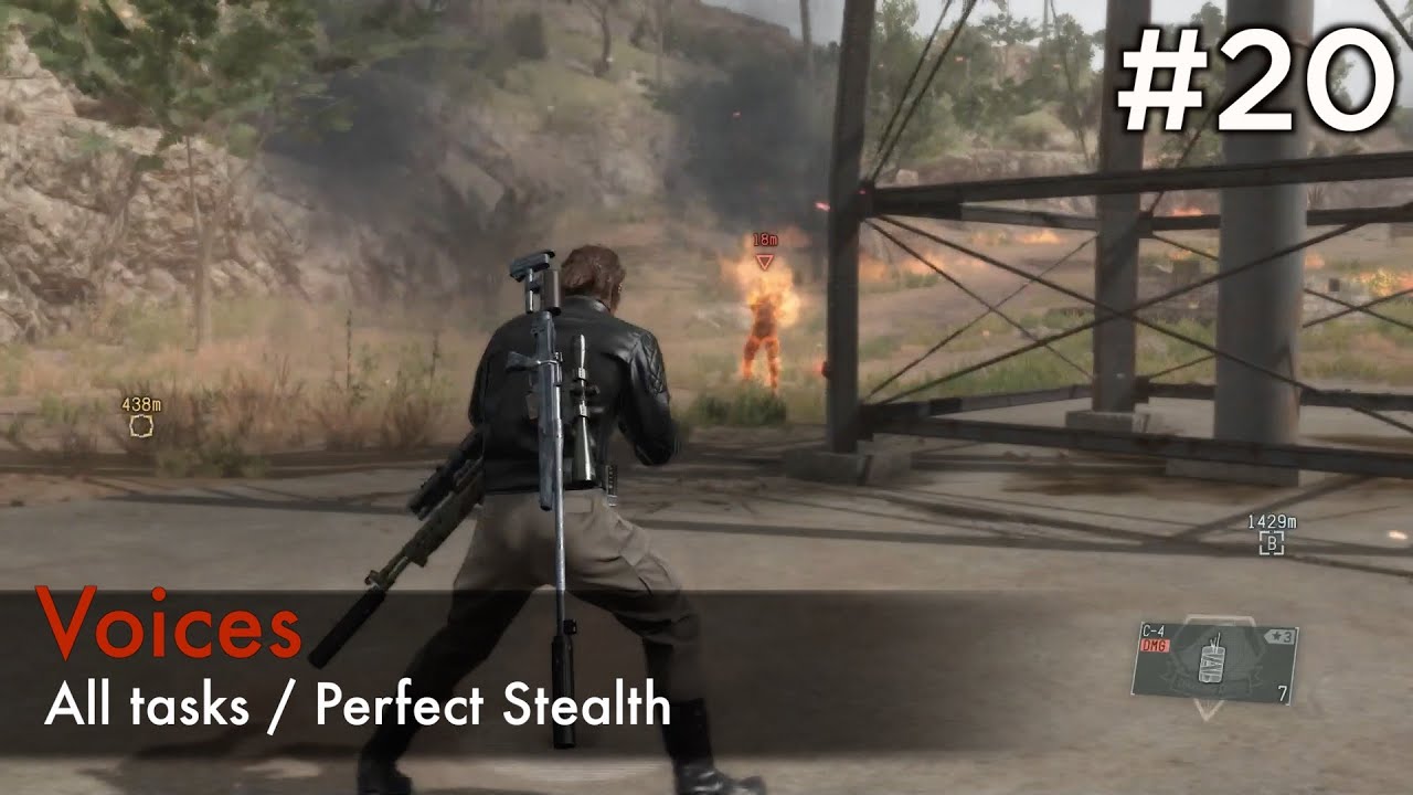 【MGSV:TPP】Episode 20 : Voices (S Rank/All Tasks/Perfect Stealth)
