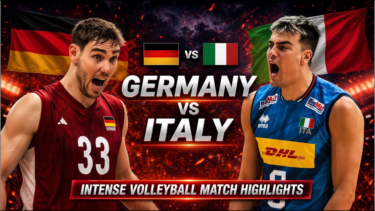 Germany vs Italy Epic Volleyball Highlights | Men's VNL 2026