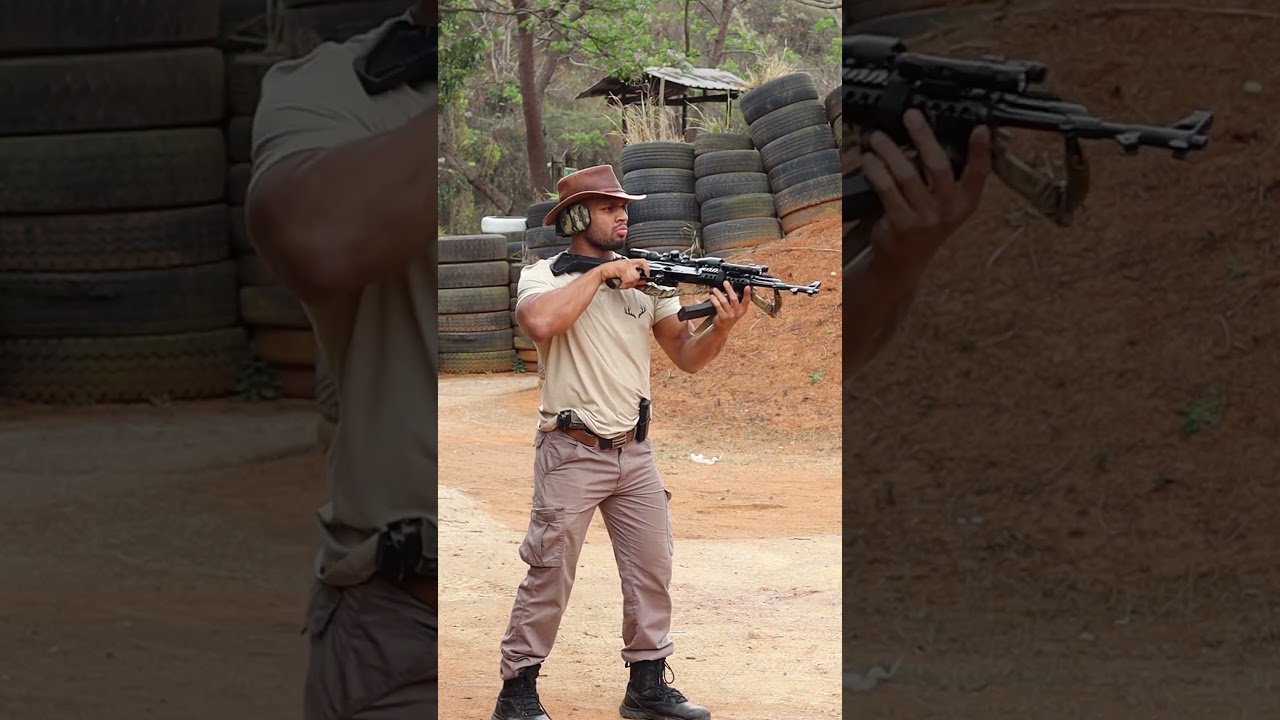AR 15 VS AK 47 RECOIL TEST #badatbrothers #Ar15 #ak47 #asmr