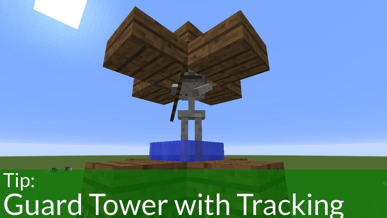 Как построить автоматизированную сторожевую башню в Minecraft