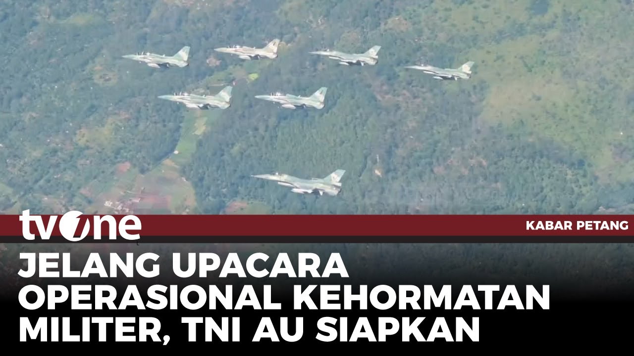 16 Pesawat Tempur TNI AU Latihan Demo Udara | Kabar Petang tvOne