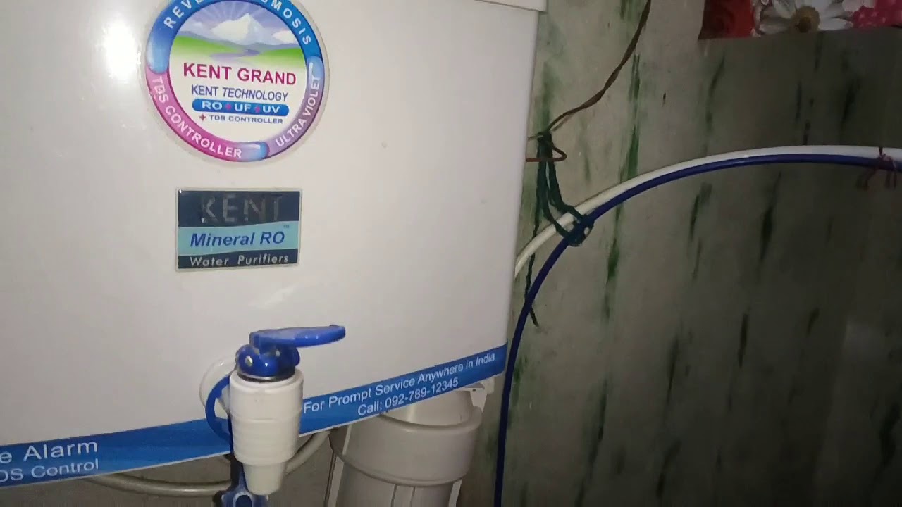 Reset your Kent Grand Ro water purifier.