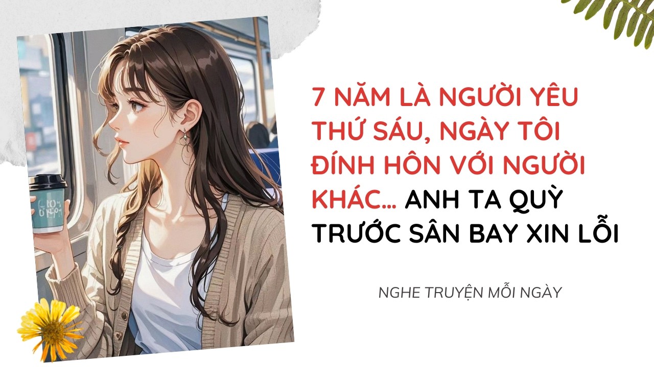 7 Năm Là Người Yêu Thứ Sáu, Ngày Tôi Đính Hôn Với người Khác… Anh Ta Quỳ Trước Sân Bay Xin Lỗi