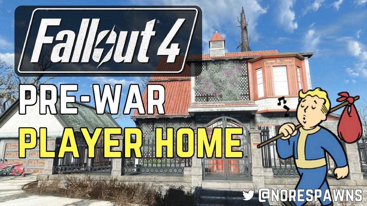 Fallout 4 Mod Review - Pre-War House - Player Home (Settlement Edition)