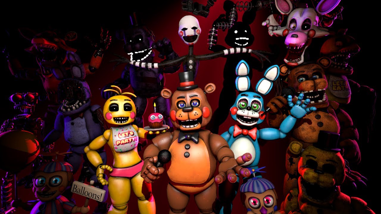 Five Nights at Freddy's 2 Generations V3 | Speed Art (sfm)