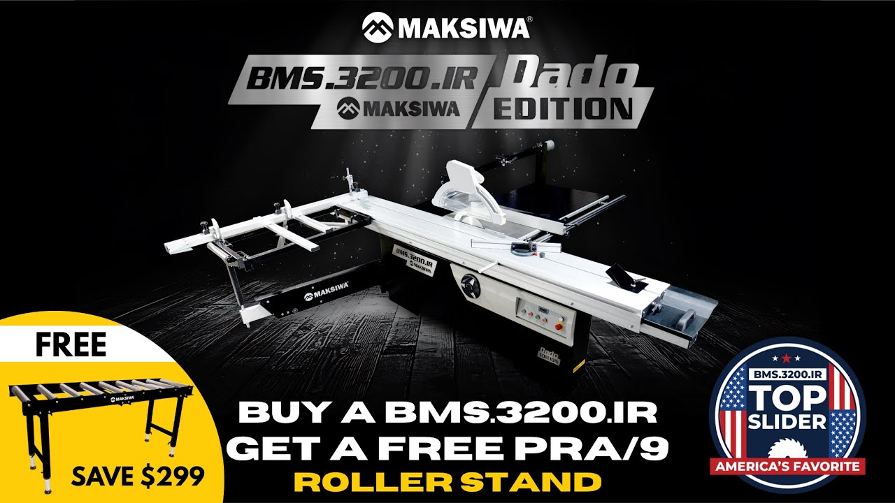 Maksiwa - BMS.3200.IR - форматно-раскроечный станок - любимец Америки