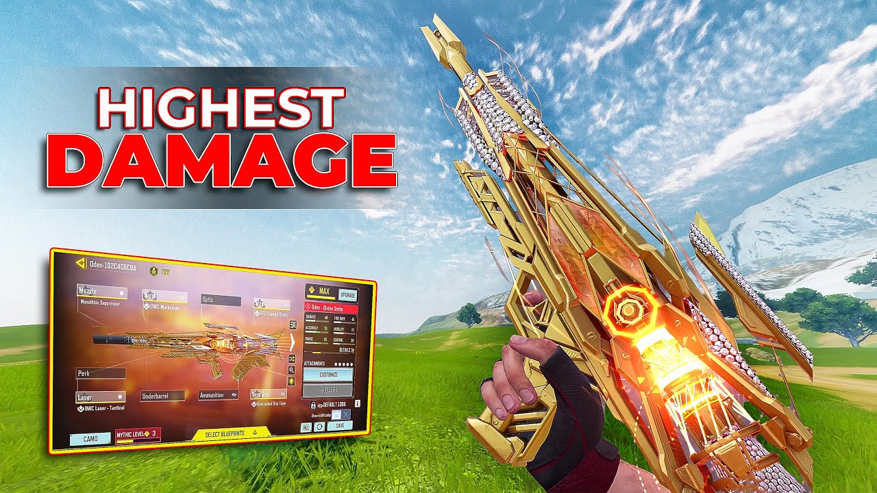 No One Can Survive Against This AR | Most Powerful Oden Gunsmith | Solo vs Squad