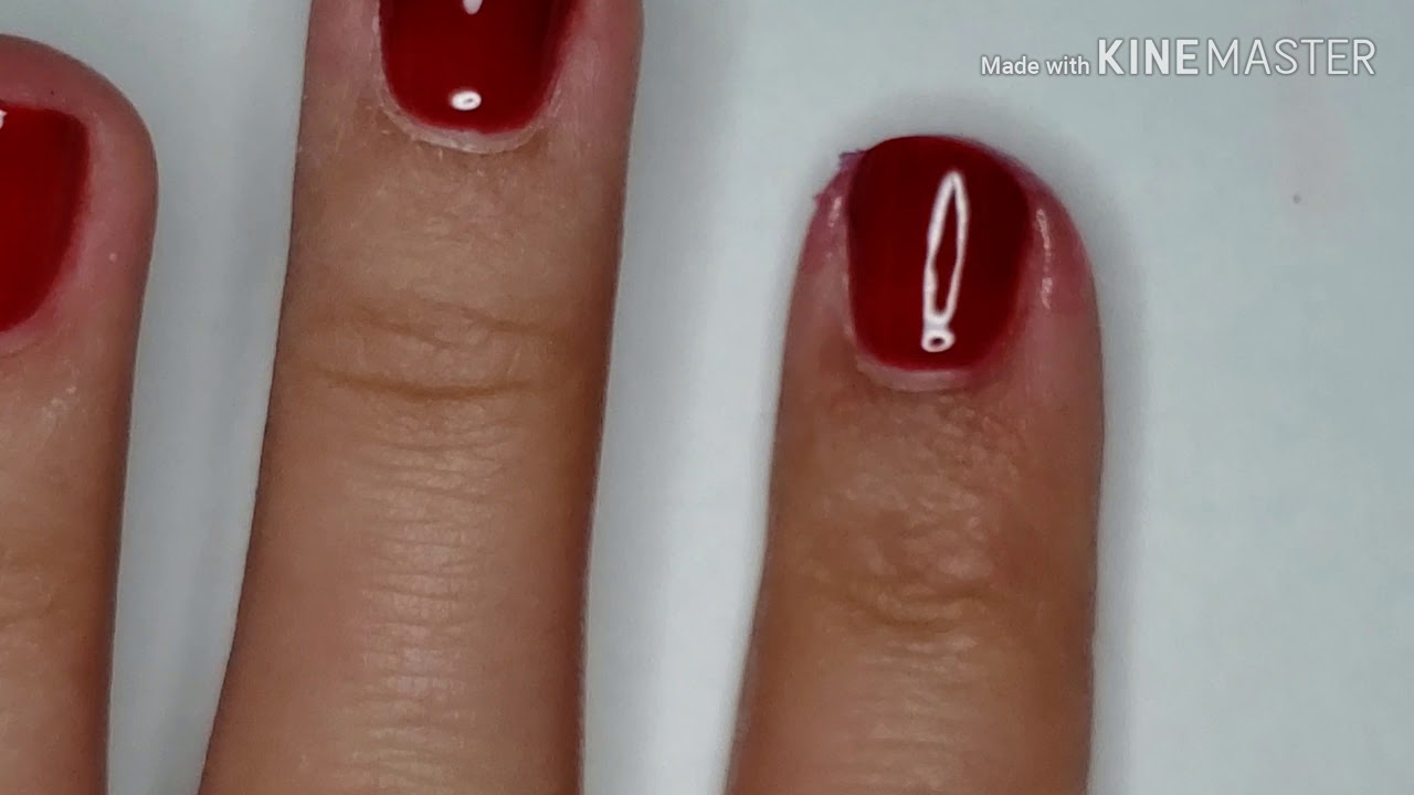 Nail Dreams Ep 18: Red nails with rose lace and French tip