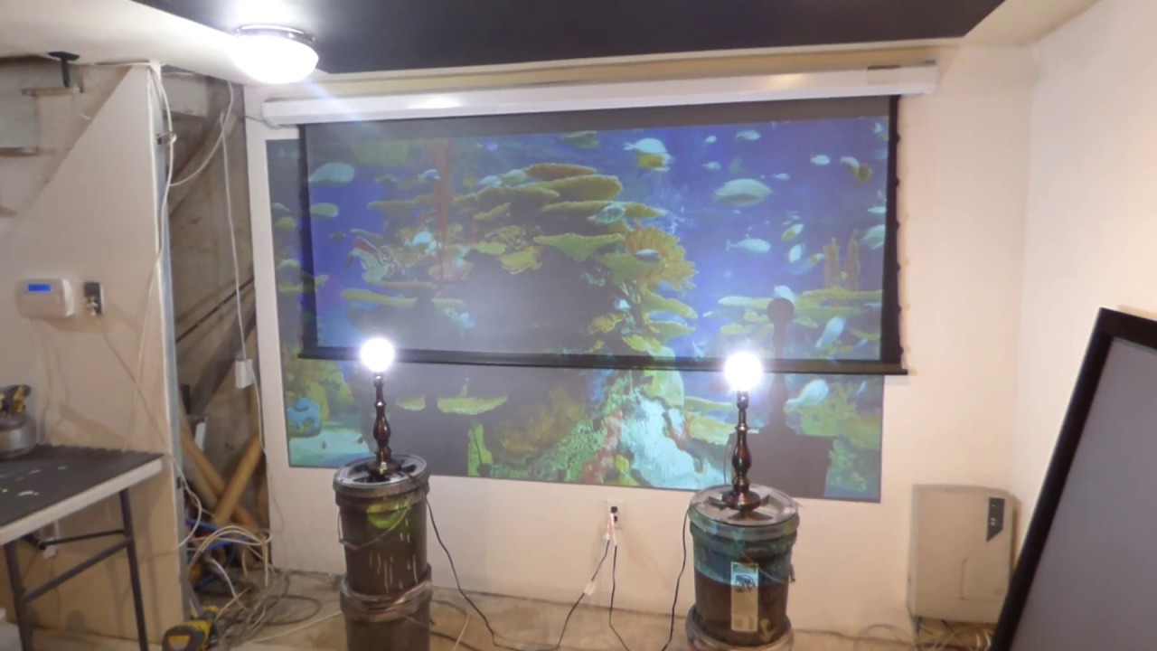 Why our new luminous screen paint is the best ALR roll or spray on home theater screen!