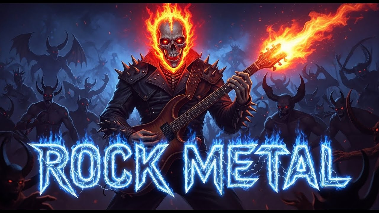 GHOST RIDER AGGRESSIVE MUSIC MIX 💀 Hard Rock Music Mix 💀 Rock Gym Workout Music Mix DEVIL SOUND