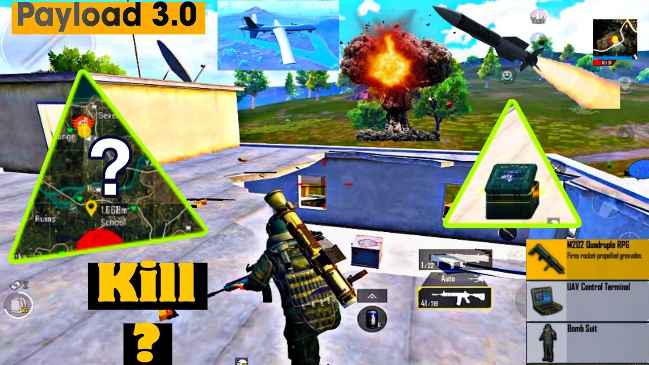 “BGMI PAYLOAD MADNESS 😱 Drone Spam + RPG Heli Rush | Full Squad insta Delete!”