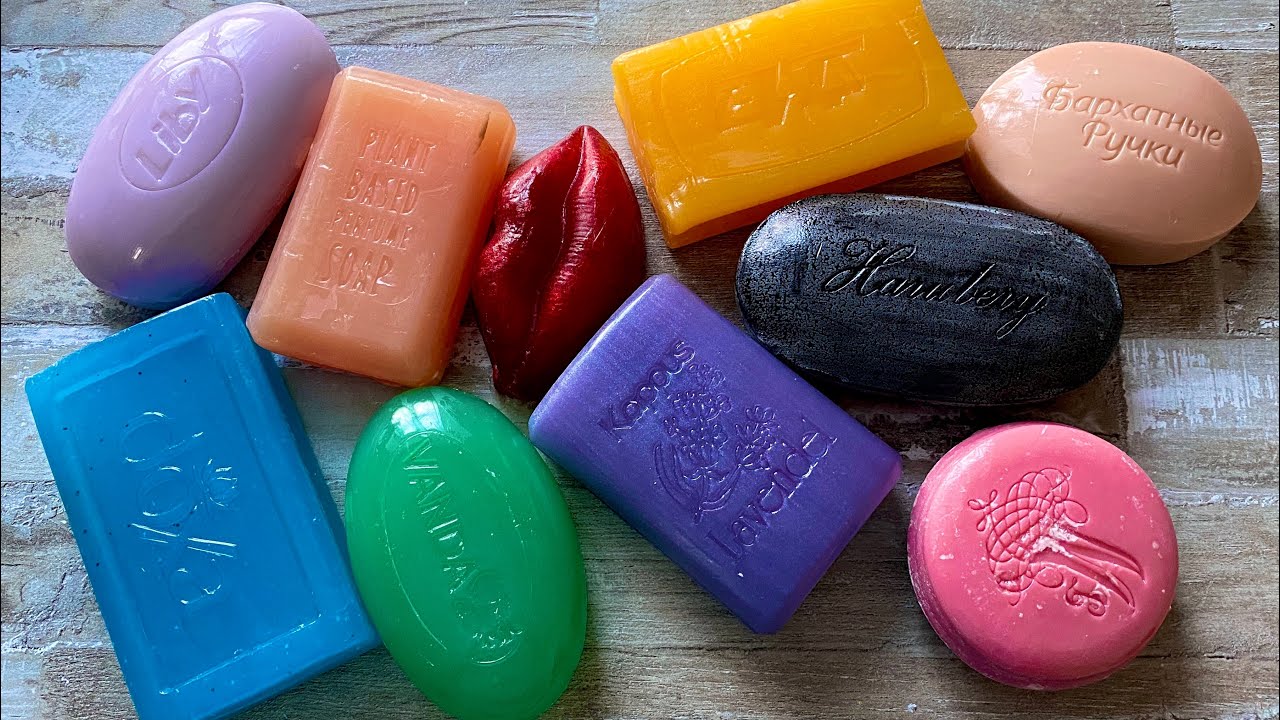 ASMR Soap cutting | Glycerine Soap |Soap Carving|Резка мыла  | ASMR