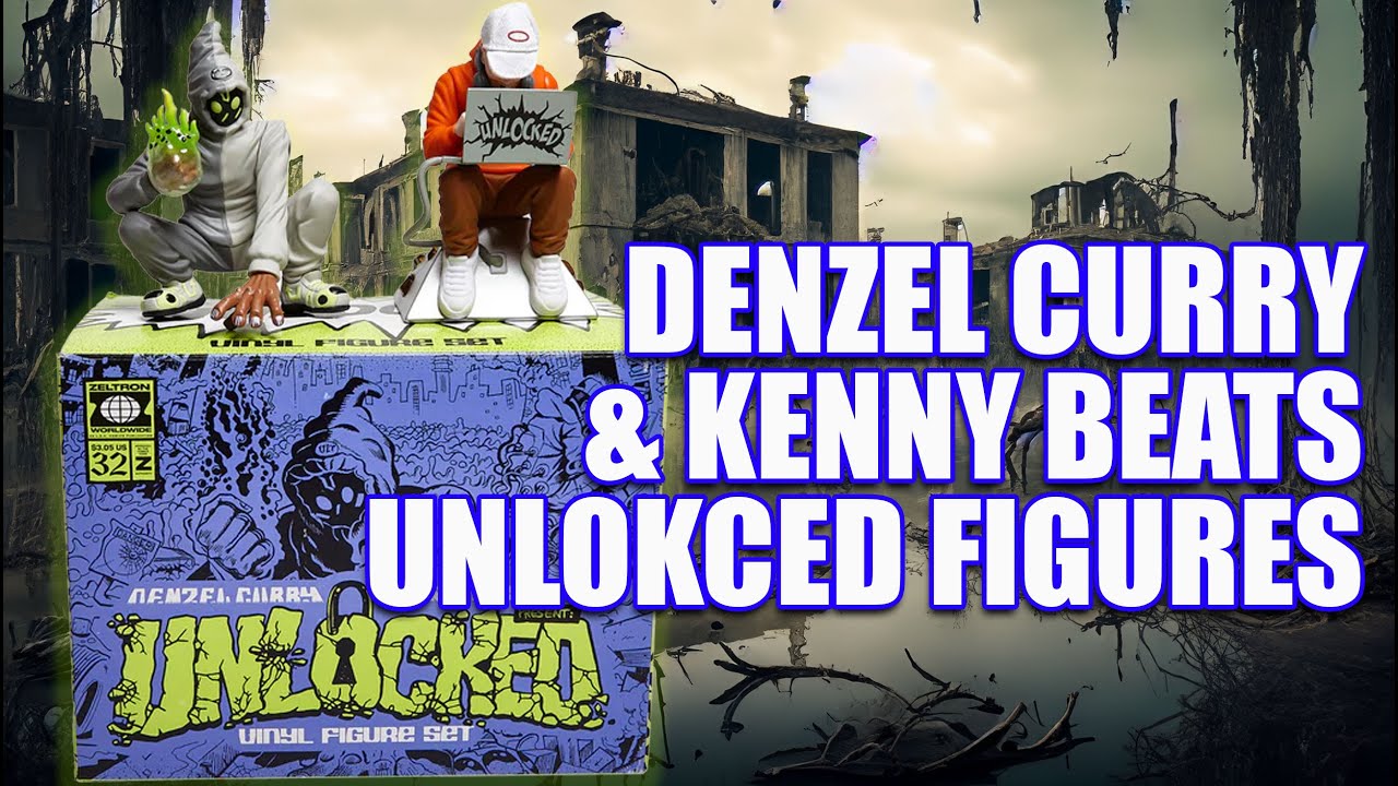 Denzel Curry & Kenny Beats Unlocked Limited Edition Vinyl Figures