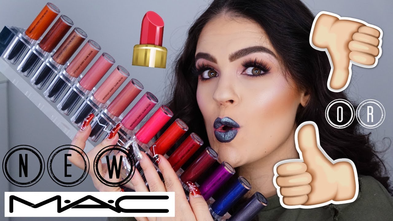 NEW MAC Retro Matte Liquid Metallic Lipsticks | Review & Swatches
