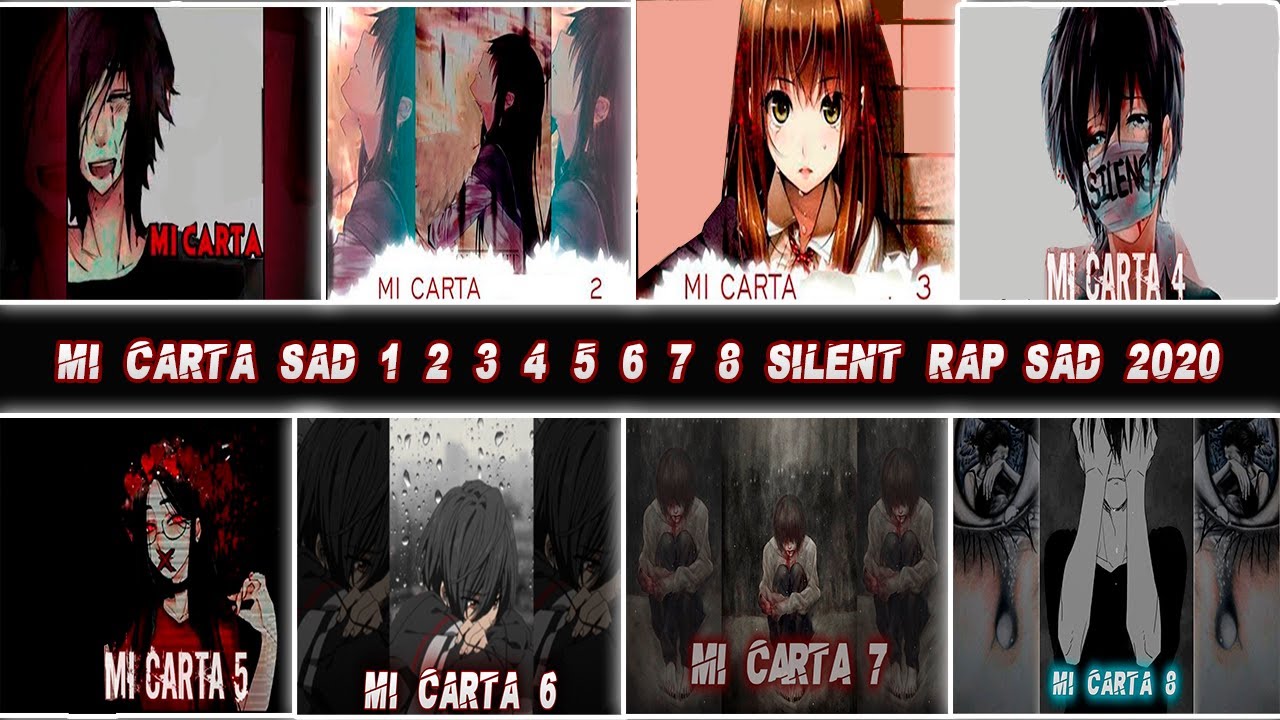 💀MI CARTA DE DESPEDIDA 1 2 3 4 5 6 7 8 (serie completa)💀RAP SUICIDA PARA LLORAR 💔 SILENT + LETRA