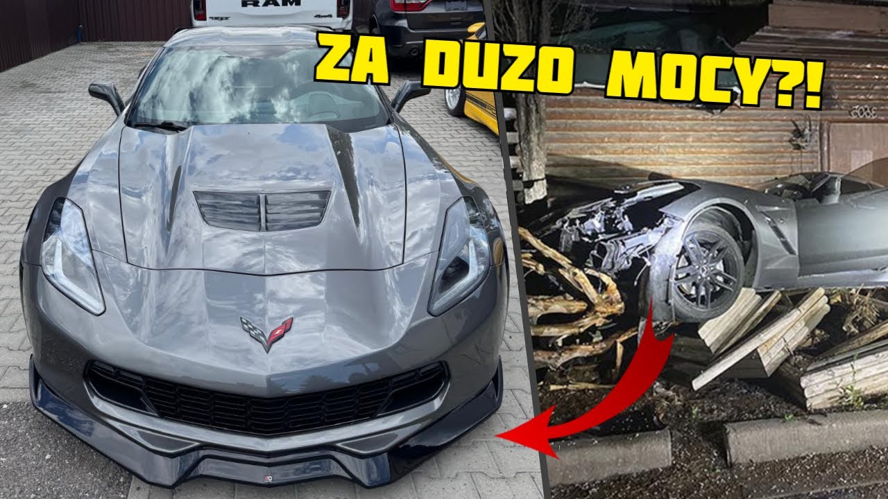 Oto przykład jak nie jeździć 650-konnym autem. Odbudowa rozbitej Z06 z USA!