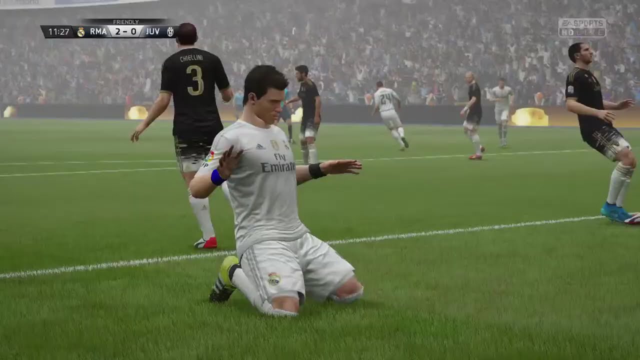 Real Madrid vs Juventus FIFA16 Match Gameplay Live 
