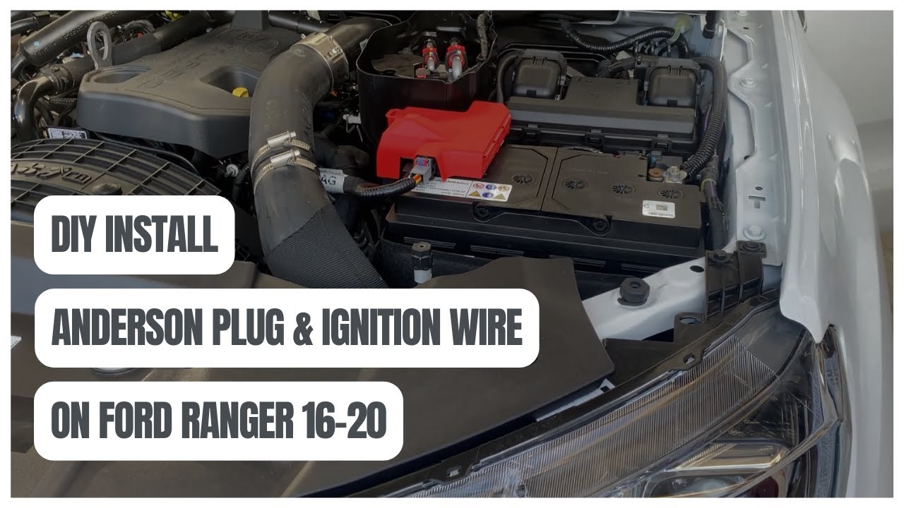 FORD RANGER 2016-2020: Как самостоятельно установить Anderson Plug 50AMP и провод зажигания для з...