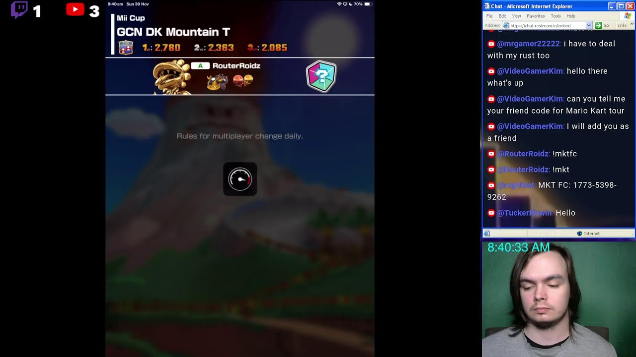 Mario Kart Tour worldwides with viewers!