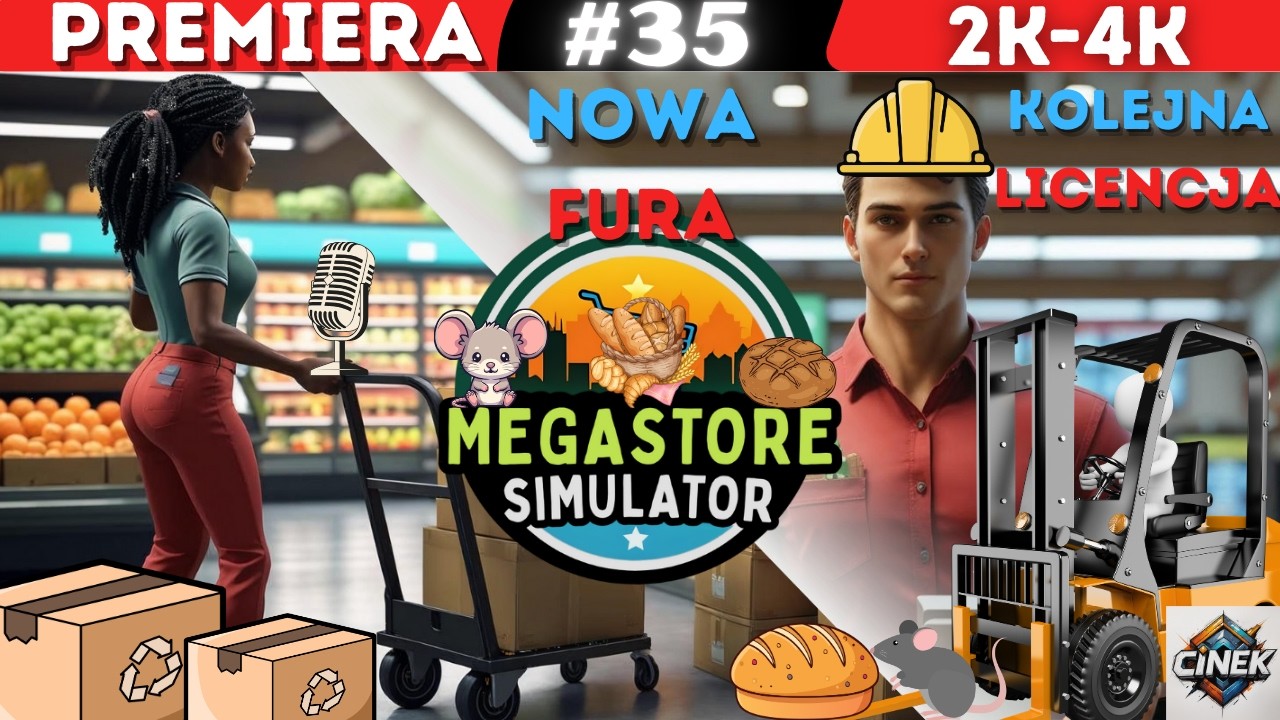 NOWA FURA🚗👷🏻KOLEJNA LICENCJA🥼👚👘🏪MEGASTORE SIMULATOR #35 #simulator #gameplay #letsplay #games