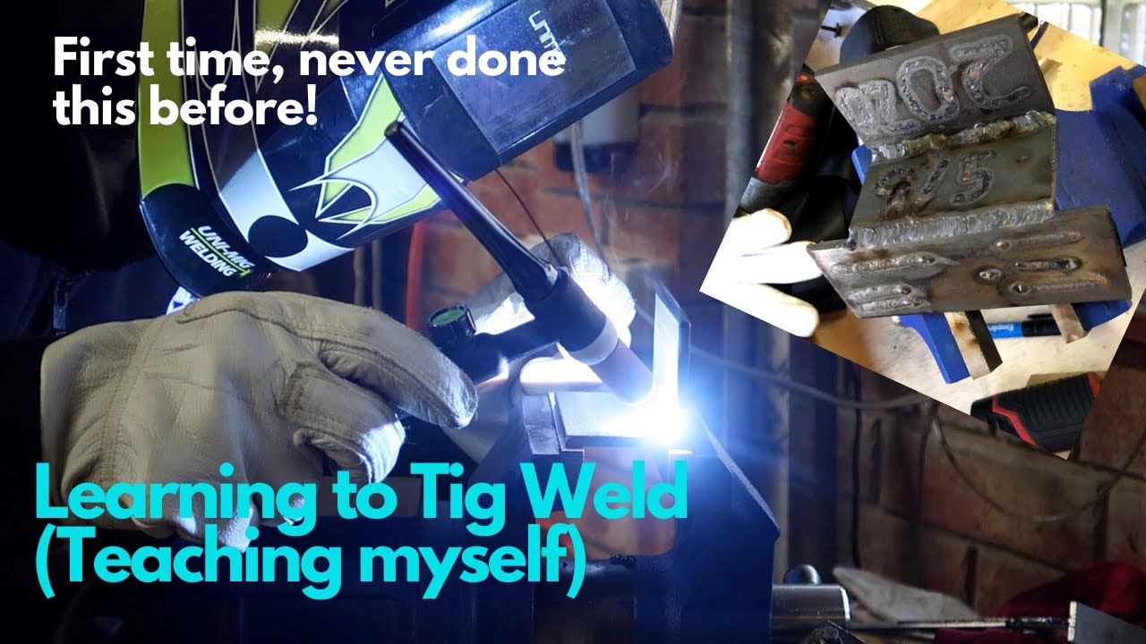 Learning to Tig Weld. First time Tig Welding (Teaching myself)