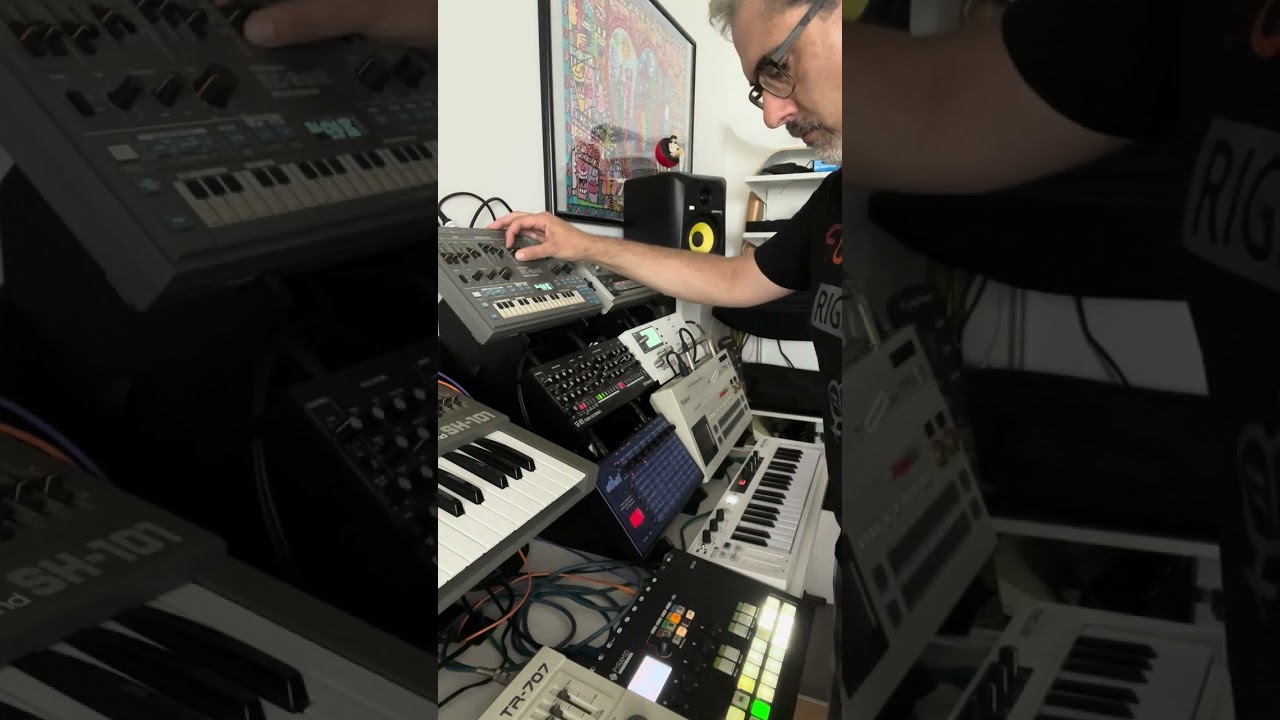 Techno Live Dawless Jam - Roland MC-202 SE-02 TR-626 - Waldorf Blofeld - Dave Smith Evolver