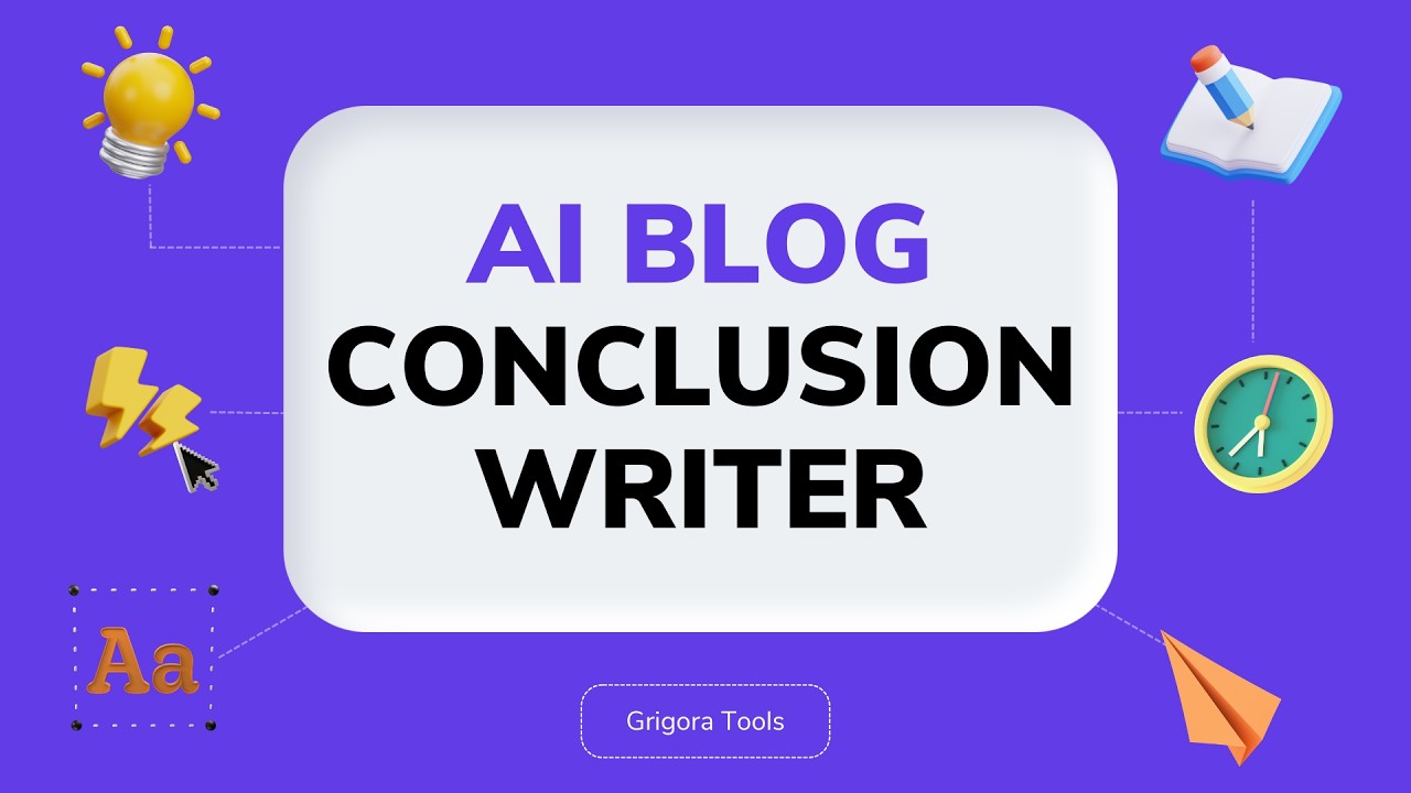 AI Blog Conclusion Writer | Enter Topic &rarr; Get Strong Closing with CTA in Seconds