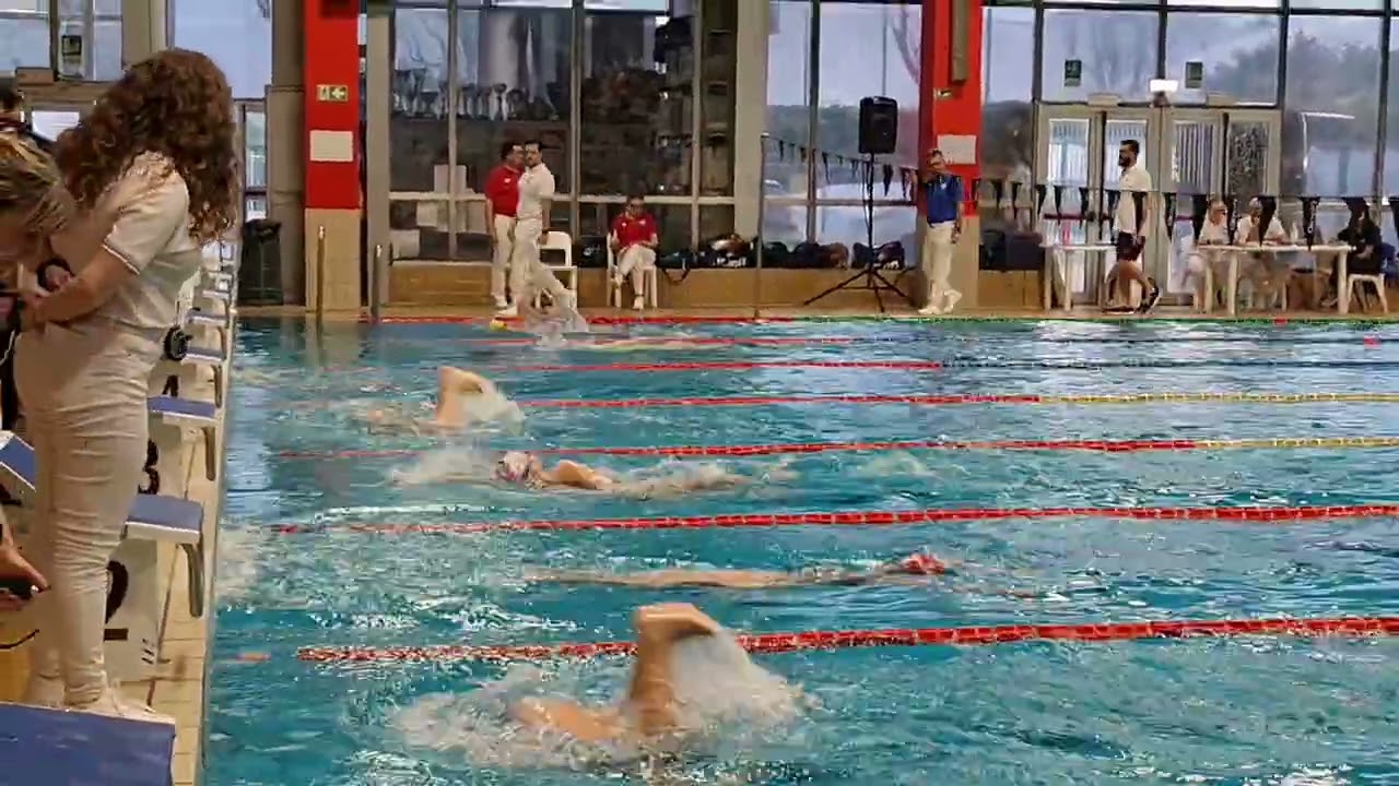 Chuc Sophie corsia 8 100 dorso 2 trofeo esordienti Sisport 8/2/2026 Piscina Usmiani Torino