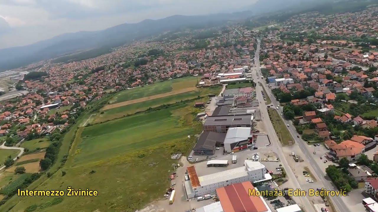 GRAD ŽIVINICE - SNIMCI IZ ZRAKA - Aeroklub 