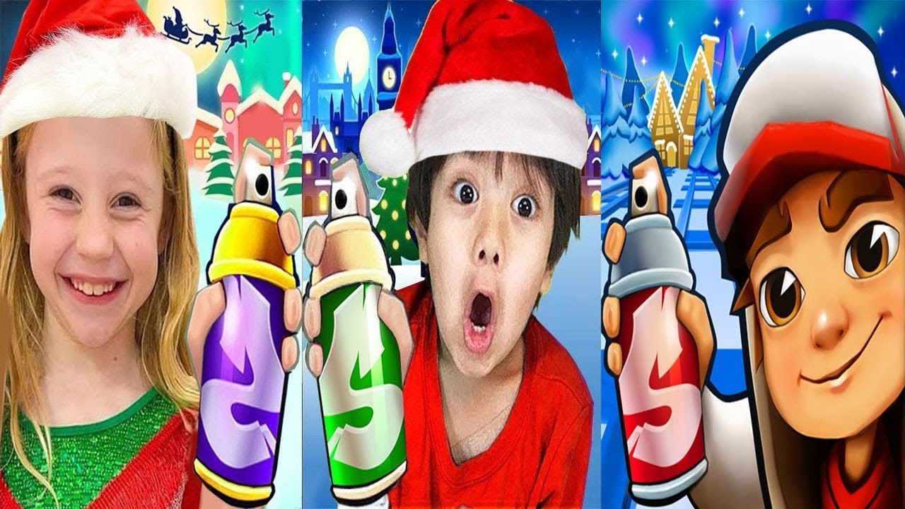 Subway Surfers North Pole 2025 Piper vs Like Nastya vs Tag with Ryan Gameplay HD