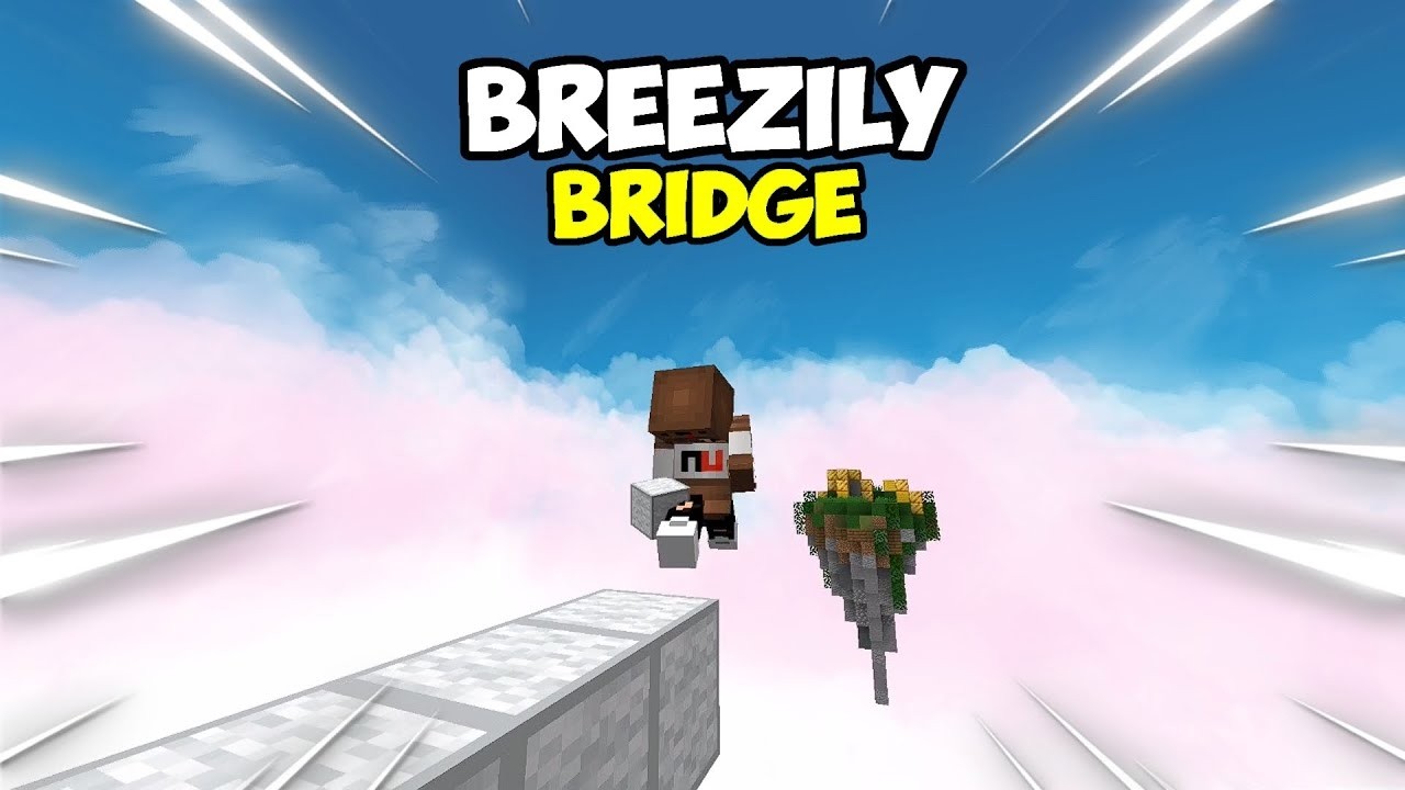 I started BREEZLY BRIDGING in Hypixel Bedwars