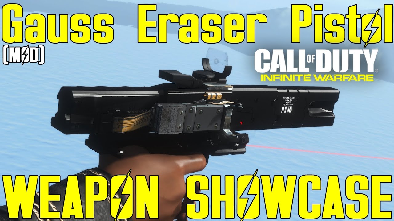 Fallout 4: Gauss Eraser Pistol - Weapon Mod Showcase