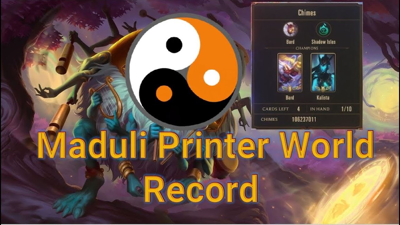 🚀 Maduli Printer World Record: Insane Damage & Health! | Legends of Runeterra