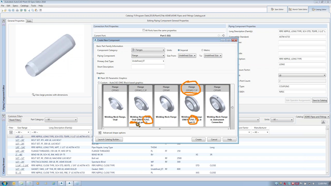 AutoCAD® Plant 3D Adding Custom Parametric Components to the Catalog
