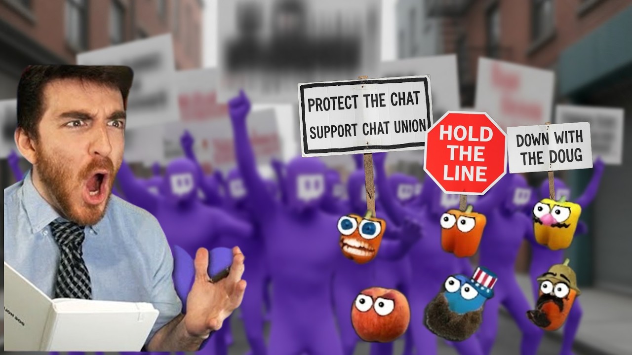 the great twitch chat union revolution(DougDoug twitch chat  Battle Royale)