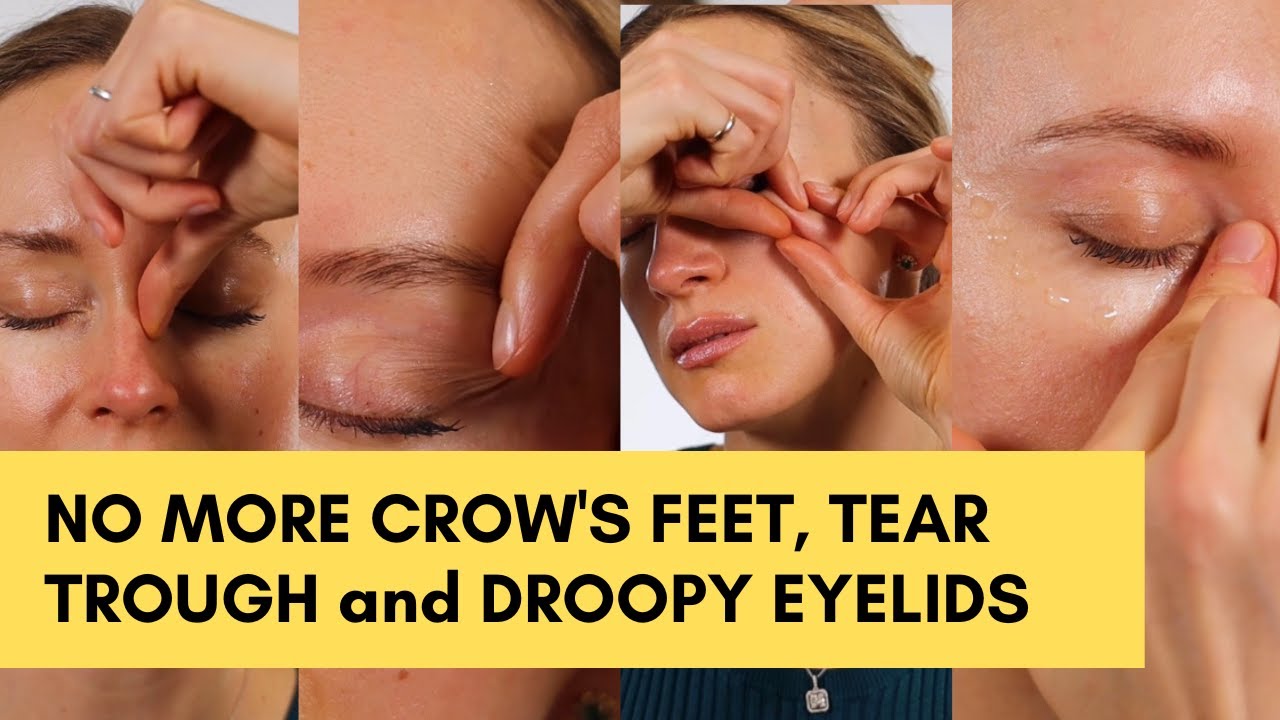 Anti-Wrinkle EYE MASSAGE to get rid of crow's feet? dark circles and droopy eyelids