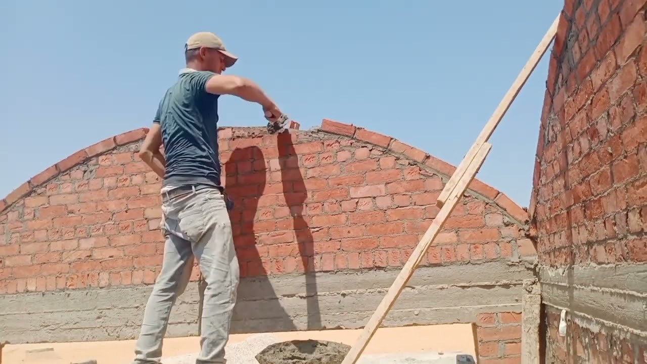 طريقه عمل القبه علي غرفه مربعه مع الشرح