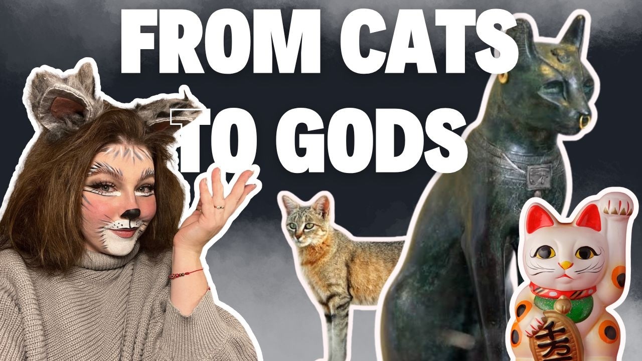 🐱 Мурлыкающая история кошек: от египетской богини Бастет до японской кошки, приносящей удачу