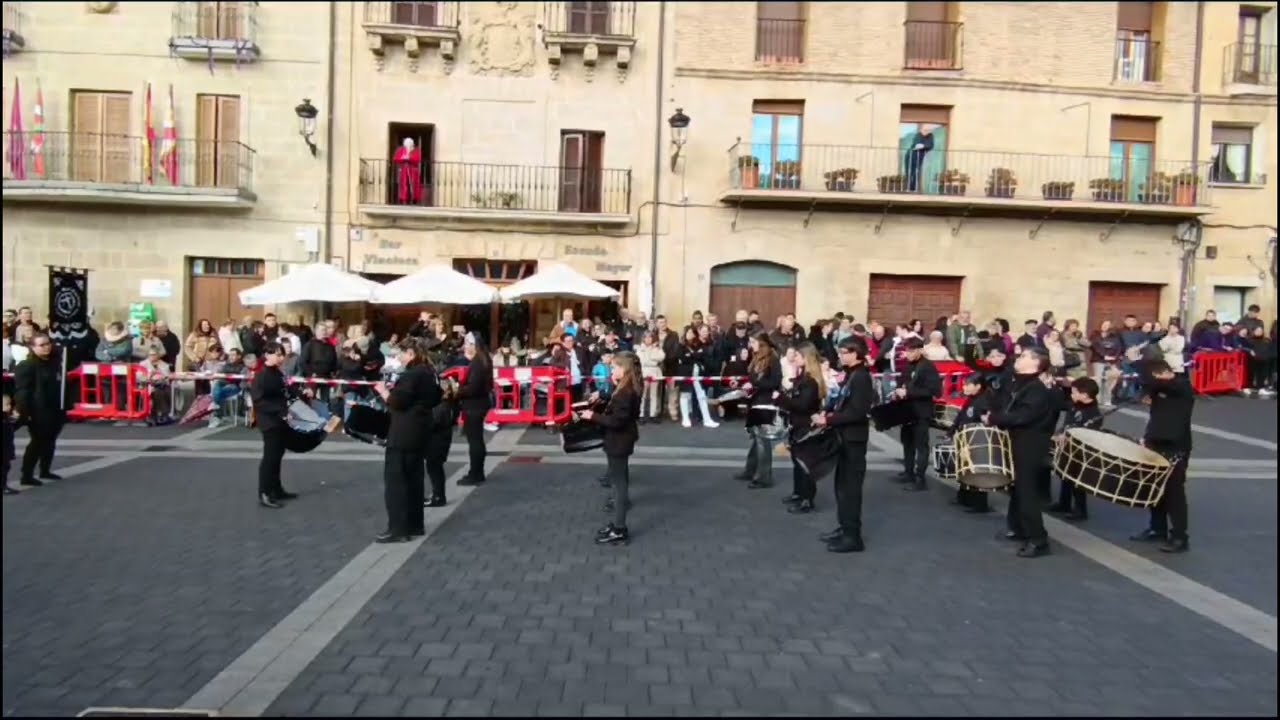 Banda de Tambores y Bombos de la Cofradía de M. Magdalena-Sección Infantil-Exaltación villa de Oyón